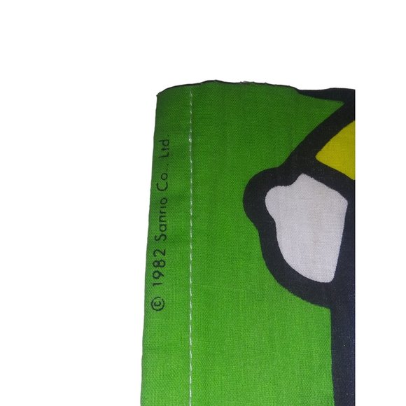 VTG Sanrio Hello Kitty's Soft Cloth Button Book J.M.L Gray 1982  RARE - Picture 2 of 7